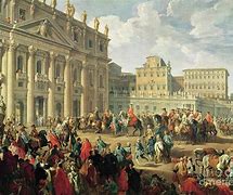 Image result for Giovanni Paolo Panini Pope Benedict XIV