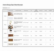 Image result for Design Specs Example