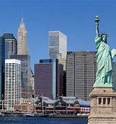Image result for New York City Skyline with Statue of Liberty