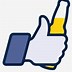 Image result for Likes Thumbs Up Logo Facebook