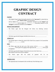 Image result for Easy Graphic Design Contract