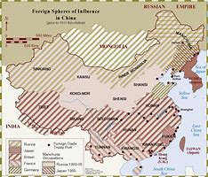 Image result for Spheres of Influence China Imperialism Map