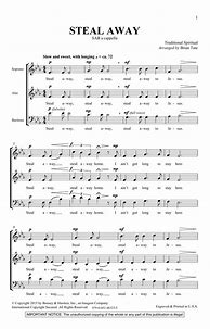 Image result for Steal Away Sheet Music