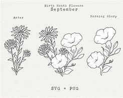 Image result for Morning Glory SVG Cuttable for Cricut