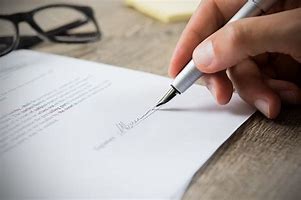 Image result for Pic of Purchase Contract Being Signed