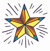 Image result for Gold Star Hand Draw Vector
