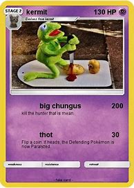 Image result for Big Chungus Pokemon Card