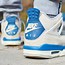 Image result for Air Jordan 4 Retro Military Blue