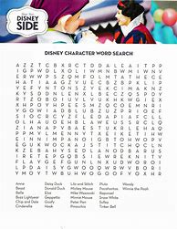 Image result for Disneyland Word Search