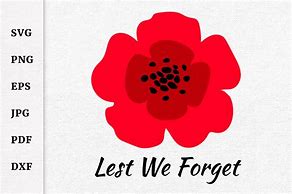 Image result for Anzac Day Lest We Forget Poppy