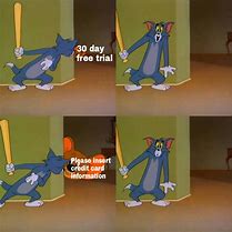 Image result for Tom Jerry Meme Template