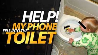 Image result for iPhone in a Toilet with Poo