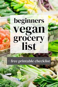 Image result for Vegetarian Grocery List for One Person