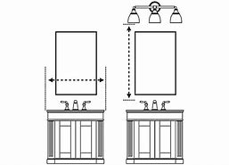 Image result for Standard Wall Mount Medicine Cabinet Sizes