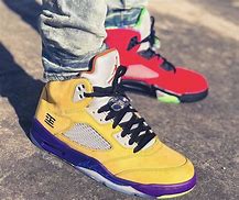 Image result for Jordan Retro 5S Purple