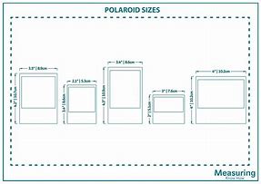 Image result for Size of Polaroid Photo