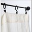 Image result for Bathroom Window Curtain Rods