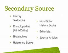 Image result for Types of Historical Sources