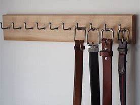 Image result for Homemade Belt Rack