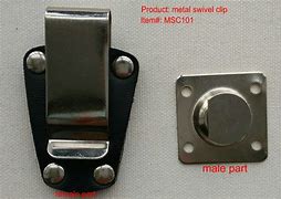 Image result for Metal Swivel Belt Clips