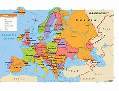 Image result for Map of Europe in English Big