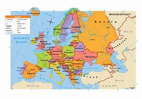 Image result for Large Map of Europe with Countries