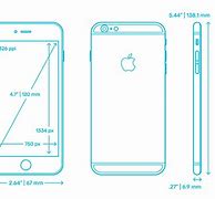 Image result for iphone 6 screen dimensions mm