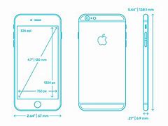 Image result for iPhone 6 Dimensions in Inches to iPhone 7