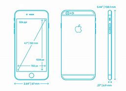 Image result for iPhone 6 Size Chart to a Hand