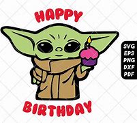 Image result for Happy Birthday Baby Yoda Clip Art