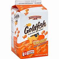 Image result for Goldfish Cheddar Cheese Crackers
