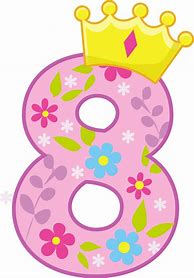 Image result for Number 8 Birthday Clip Art