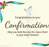 Image result for Confirmation Greetings Message