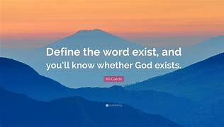 Image result for Exist Definition