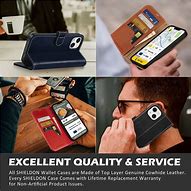 Image result for Shieldon iPhone 14 Wallet Case