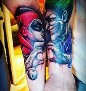 Image result for Harley Quinn Face Tattoo