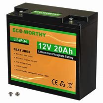 Image result for 12V Lithium Ion 20A Battery