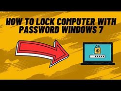 Image result for How to Lock Computer