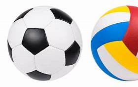 Image result for Soccer Ball and Volleyball