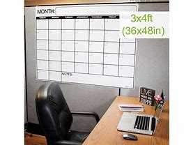 Image result for Large Dry Erase Office Calendar