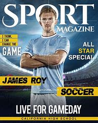 Image result for Sport Magazine Cover Flat Plan