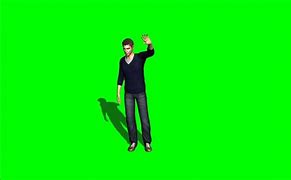 Image result for Greenscreen Person Waving