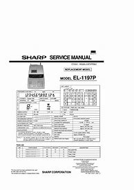 Image result for Manual for Sharp El 1701V