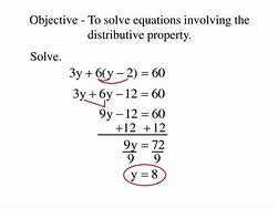 Image result for Equations Using Distributive Property