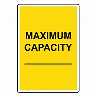 Image result for Maximum Capacity Label