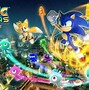 Image result for Red Sonic and Blue Knuckles
