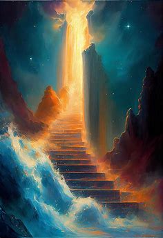 Stairway to heaven Mixed Media by SampadArt Gallery - Pixels