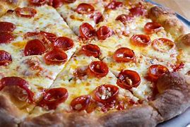 Image result for Pan Pizza Pepperoni Slice