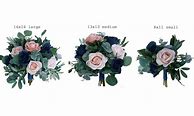 Image result for Navy Blue Eucalyptus and Champage Wedding