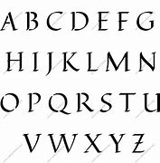 Image result for Free Printable Calligraphy Letter Stencils